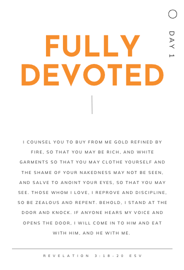 Bold Devotional Sample